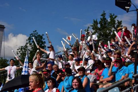 日本チーム応援団