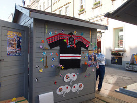 日本の展示ブース（側面）