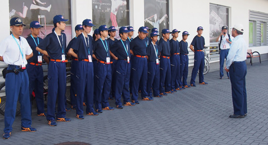 秋本会長からの激励