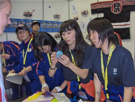 国別展示での様子