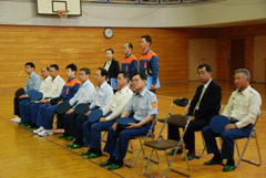 国内事前研修及び派遣選手団結団式