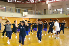 国内事前研修及び派遣選手団結団式