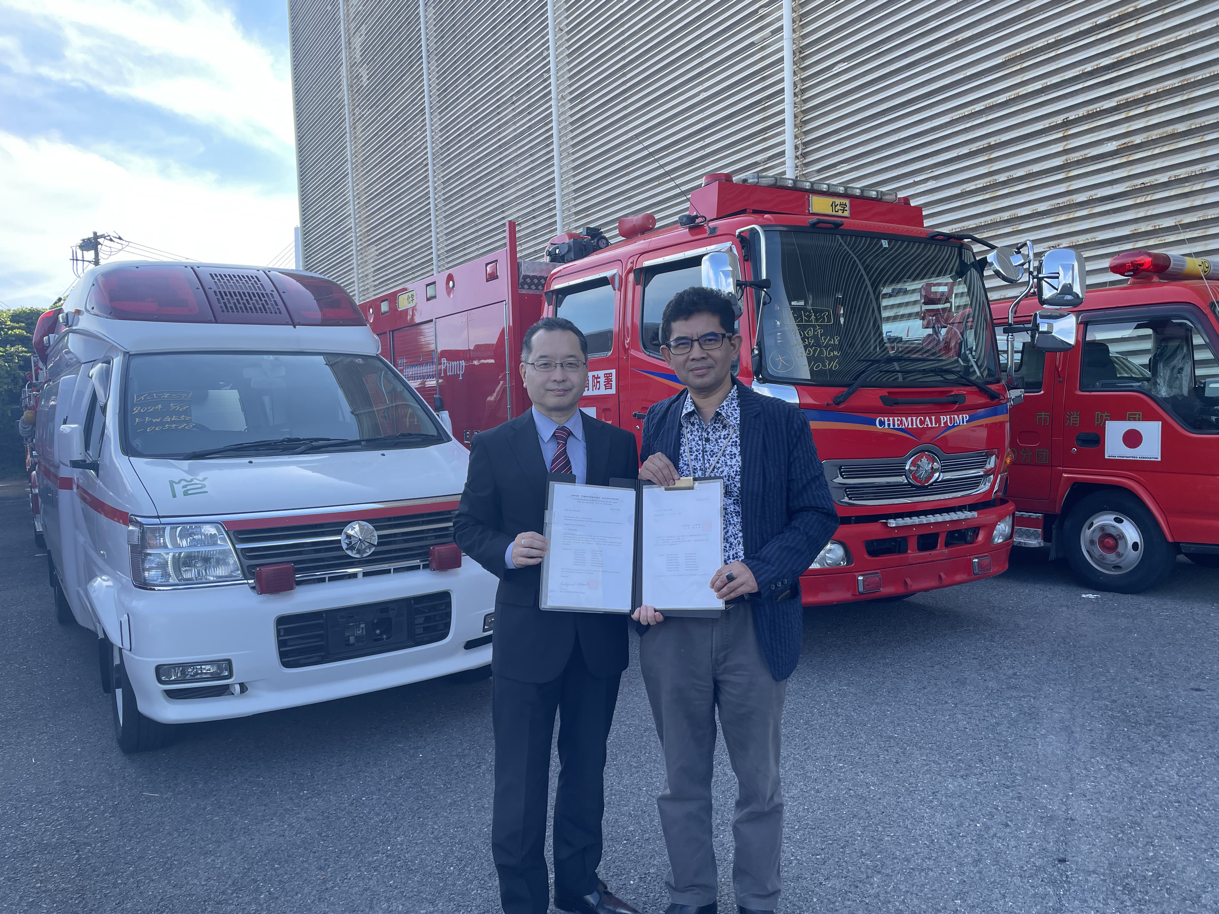 International Fire Aid (fire vehicle donation etc.)