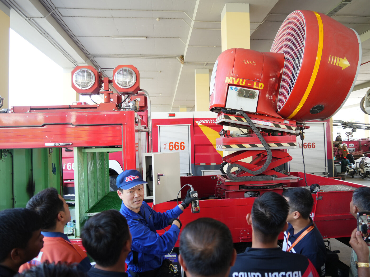 消防車両等国際援助事業
