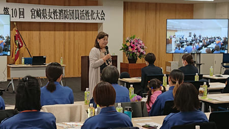 【長谷川講師講演の様子】