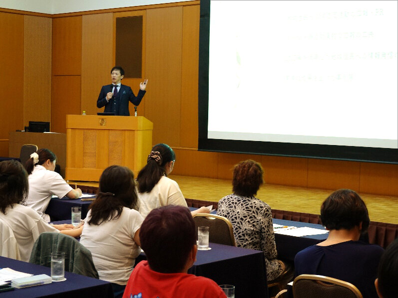 【松下講師の講演状況】