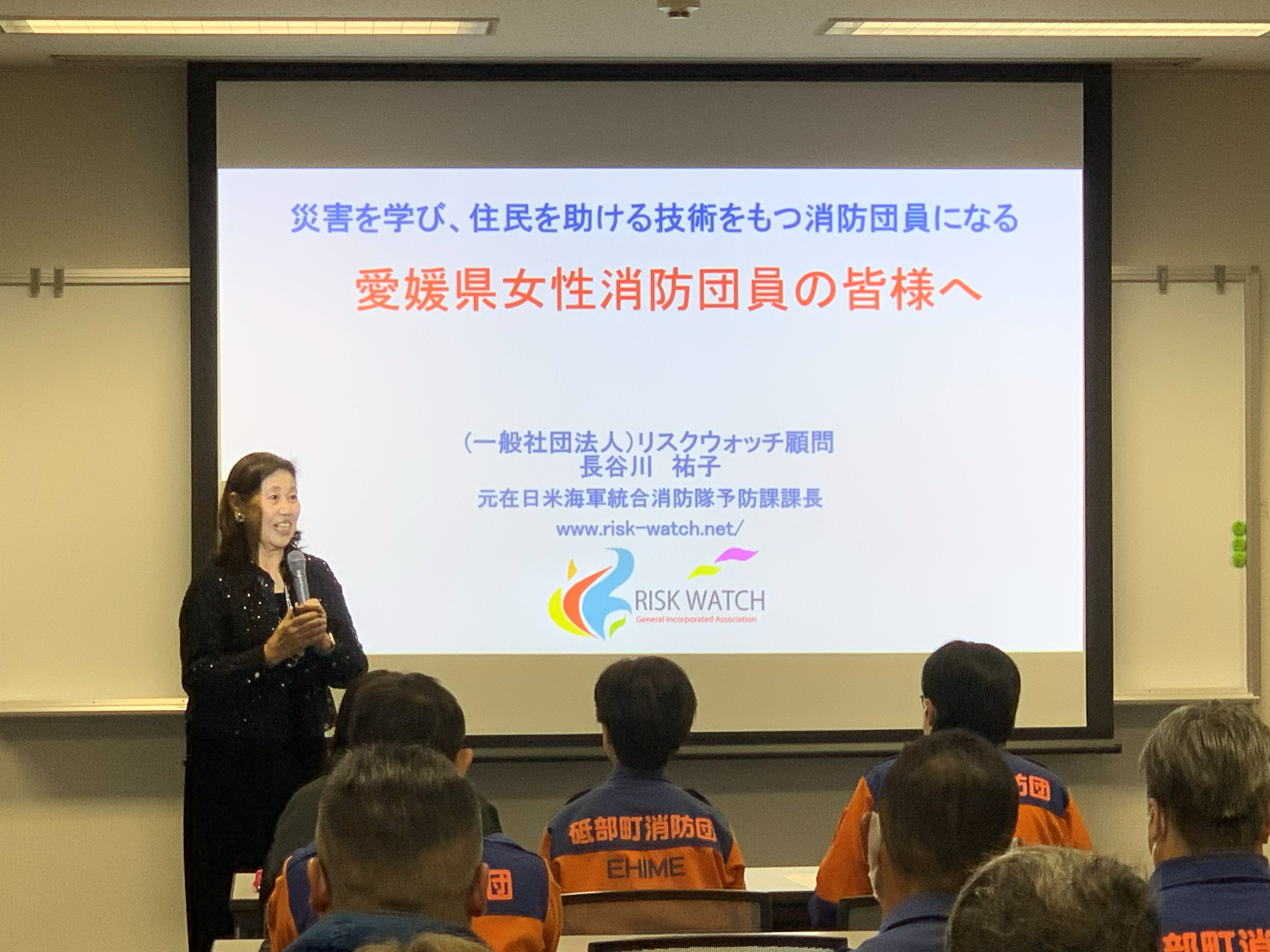 【長谷川師講演の様子】