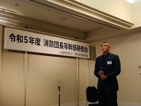 【吉野講師講演の様子】