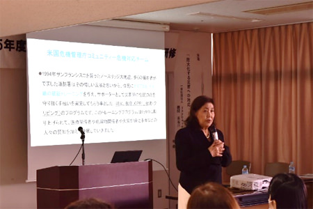 【長谷川講師講演の様子】